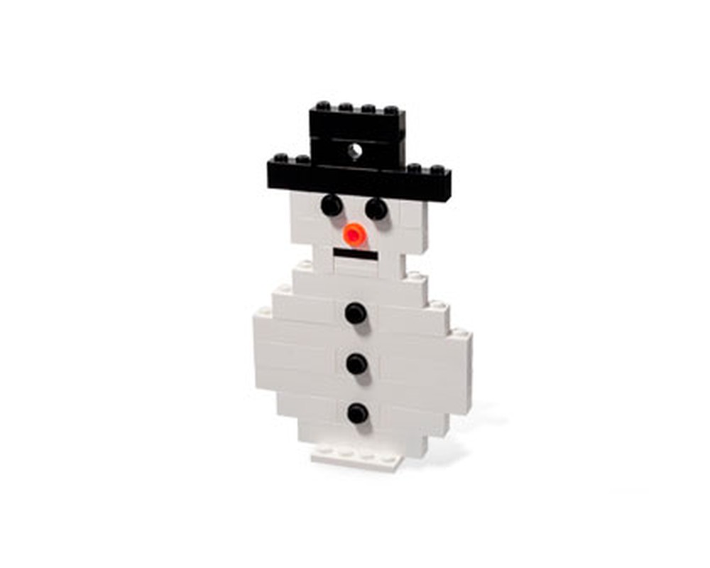 build a lego snowman