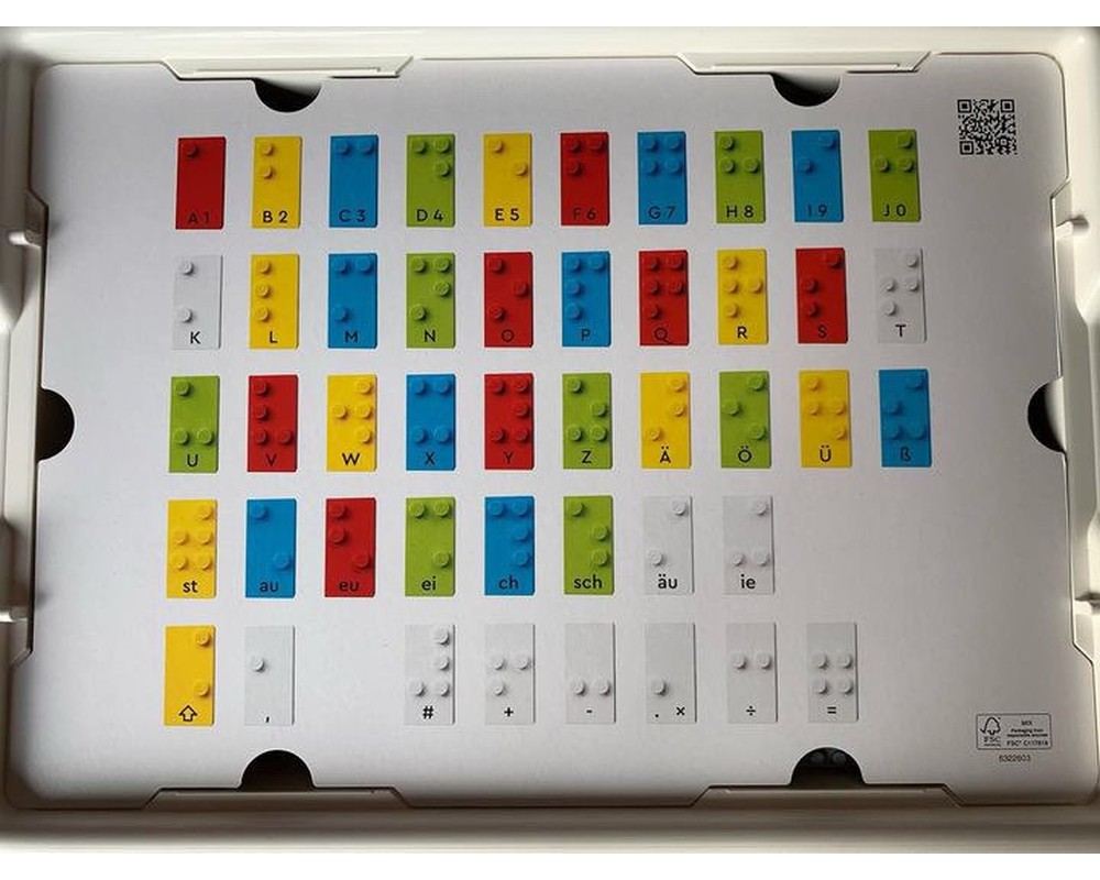LEGO Set 4000505-1 Braille Bricks Toolkit (German) (2020 Educational ...