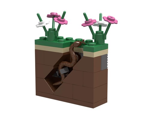 Garden and Earthworm