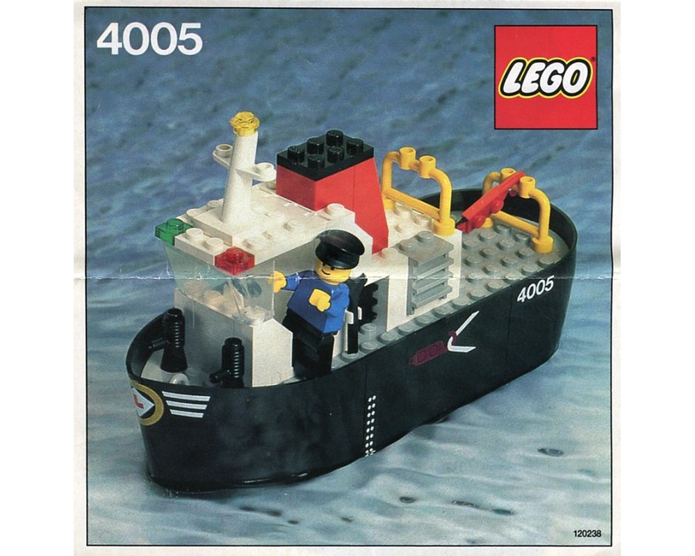 Lego 4005 Brique 4 Boutons, 1 tiroir, boîte de Rangement empilable