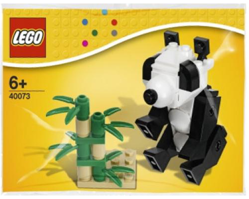 LEGO Set 40073-1 Panda (2013 Creator > Basic Model > Creature) | Rebrickable - Build with LEGO
