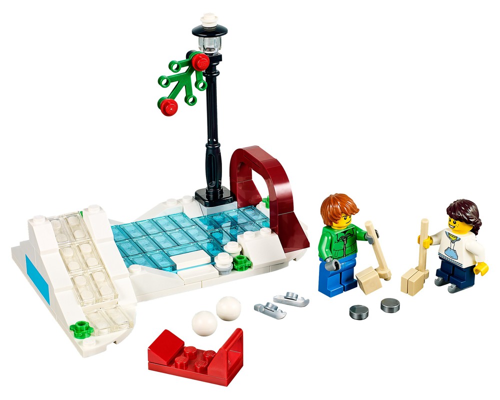 LEGO Set 40107 1 Winter Skating Scene 2014 Seasonal Christmas