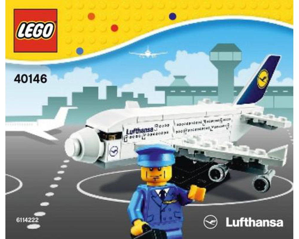 LEGO Set Lufthansa Plane (2015 > Airlines) | Rebrickable - Build with LEGO
