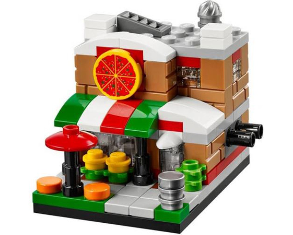 Lego pizza best sale shop set