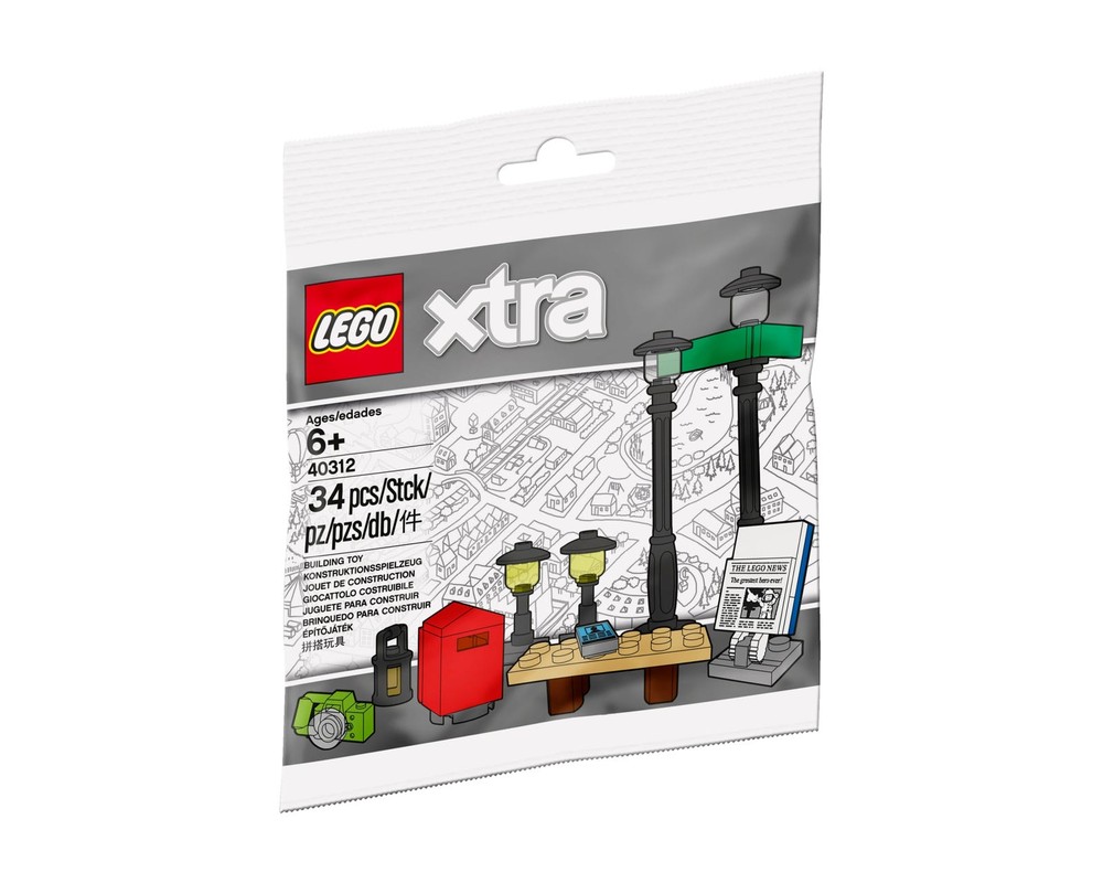 LEGO Set 40312-1 Street Lamps (2018 Xtra) | Rebrickable