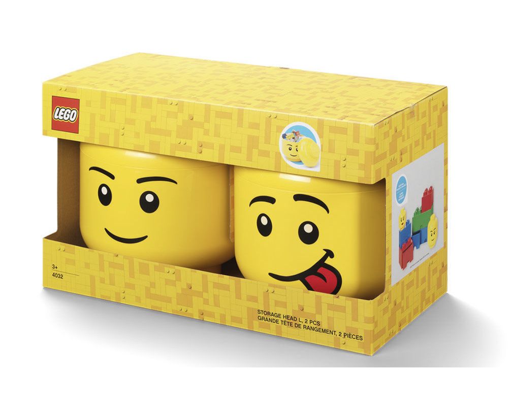LEGO Set 40321740-1 Storage Head Combo (Boy and Silly) (2021 Storage) | Rebrickable - with LEGO