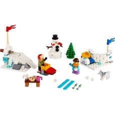 Winter Snowball Fight (set 40424-1)