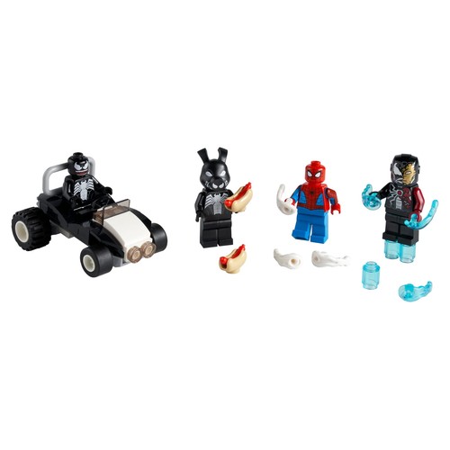 Spider-Man versus Venom and Iron Venom