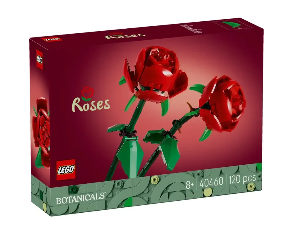 LEGO Set 40460-1 Roses (2021 Botanicals) | Rebrickable - Build with LEGO