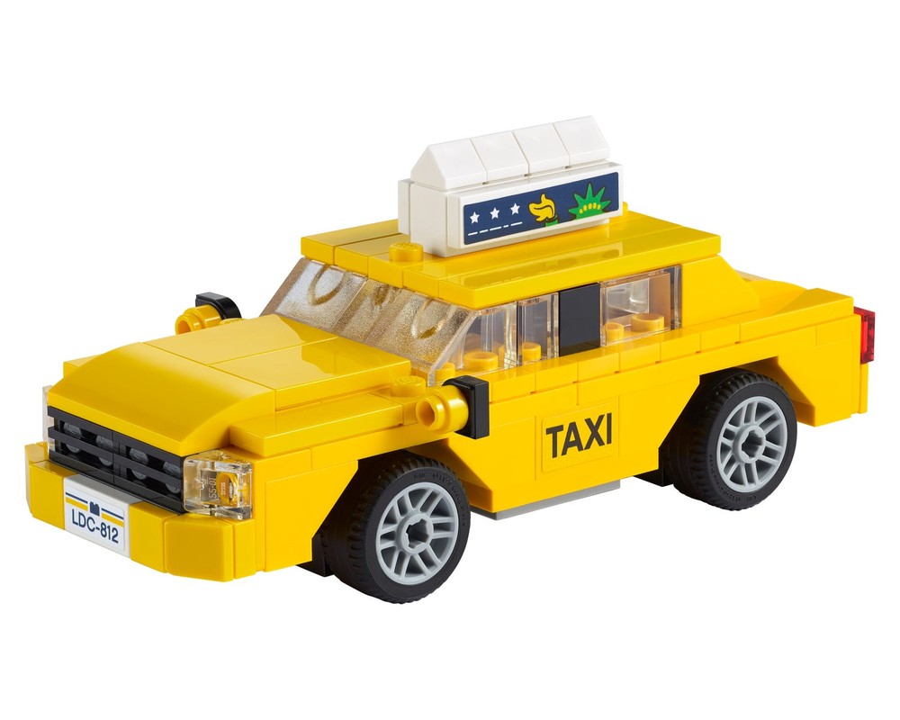 ブロマイド① LEGO Set 40468-1 Yellow Taxi (2021 Creator) | Rebrickable