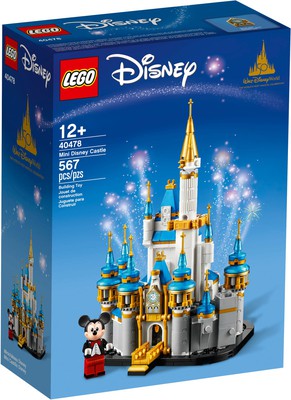 target disney castle lego