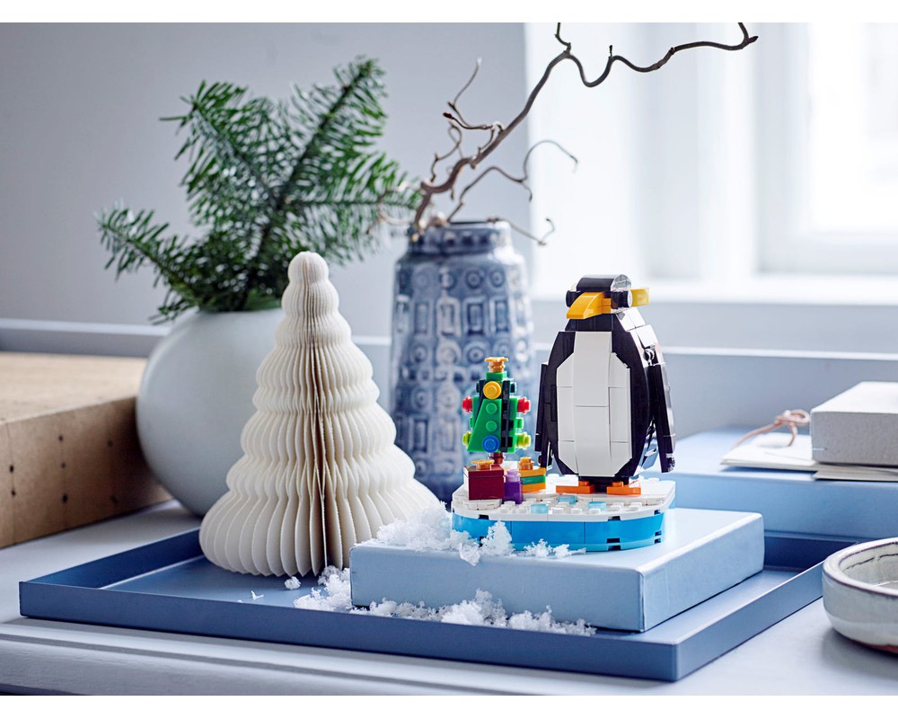 Lego penguin online ornament