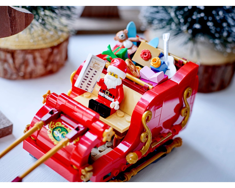 LEGO Set 40499-1 Santa's Sleigh (2021 > Christmas) | Rebrickable - Build LEGO