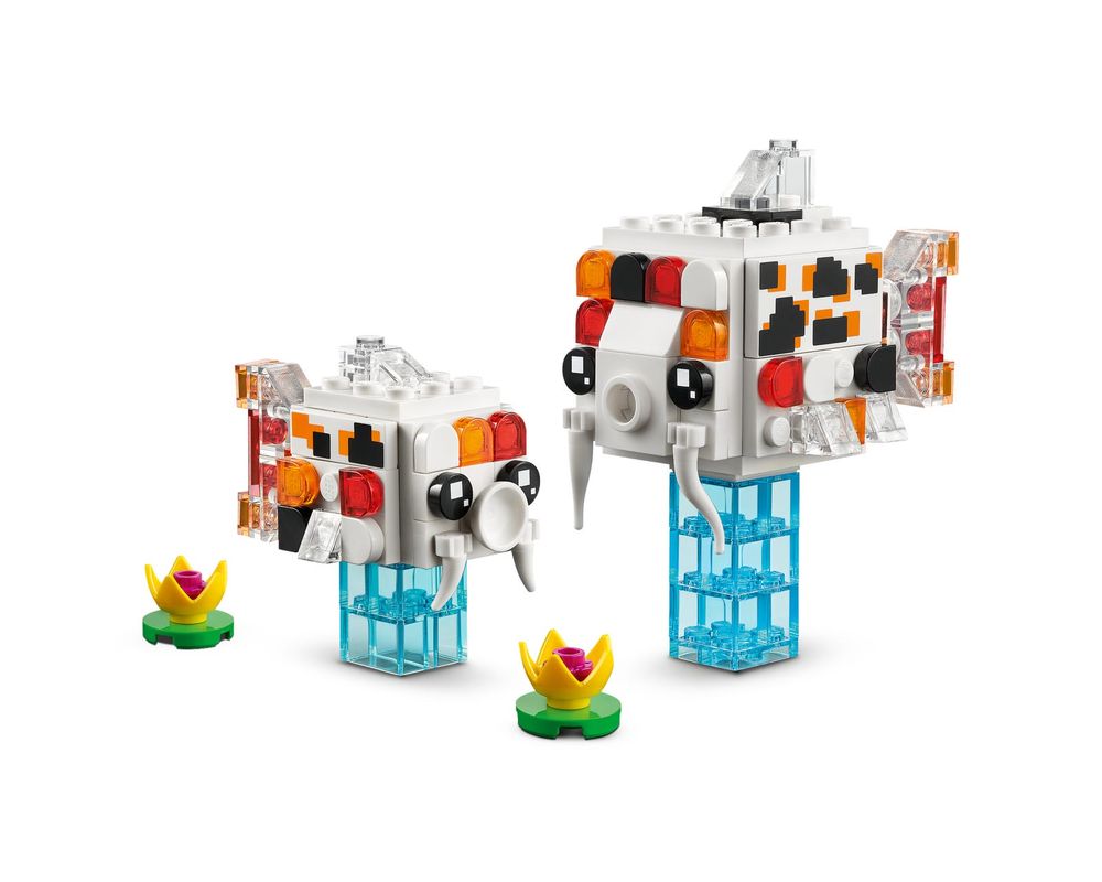 LEGO Set 40545-1 Koi Fish (2022 Brickheadz) | Rebrickable - Build 