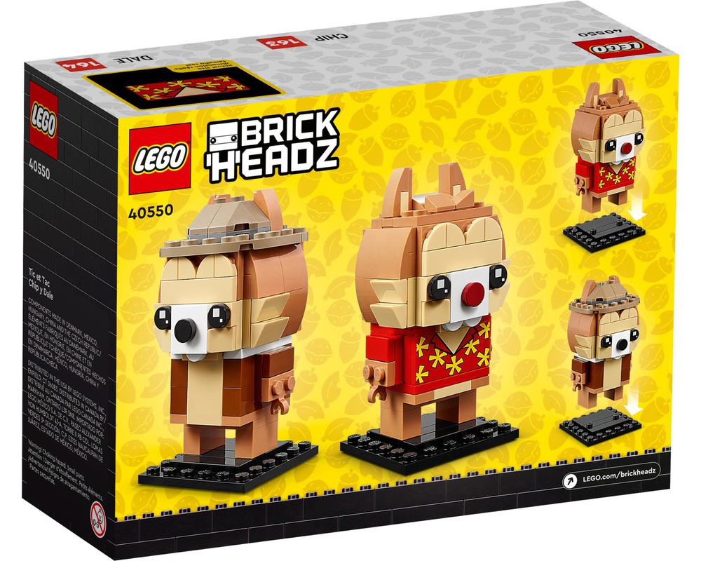 LEGO Set 40550-1 Chip & Dale (2022 Brickheadz) | Rebrickable