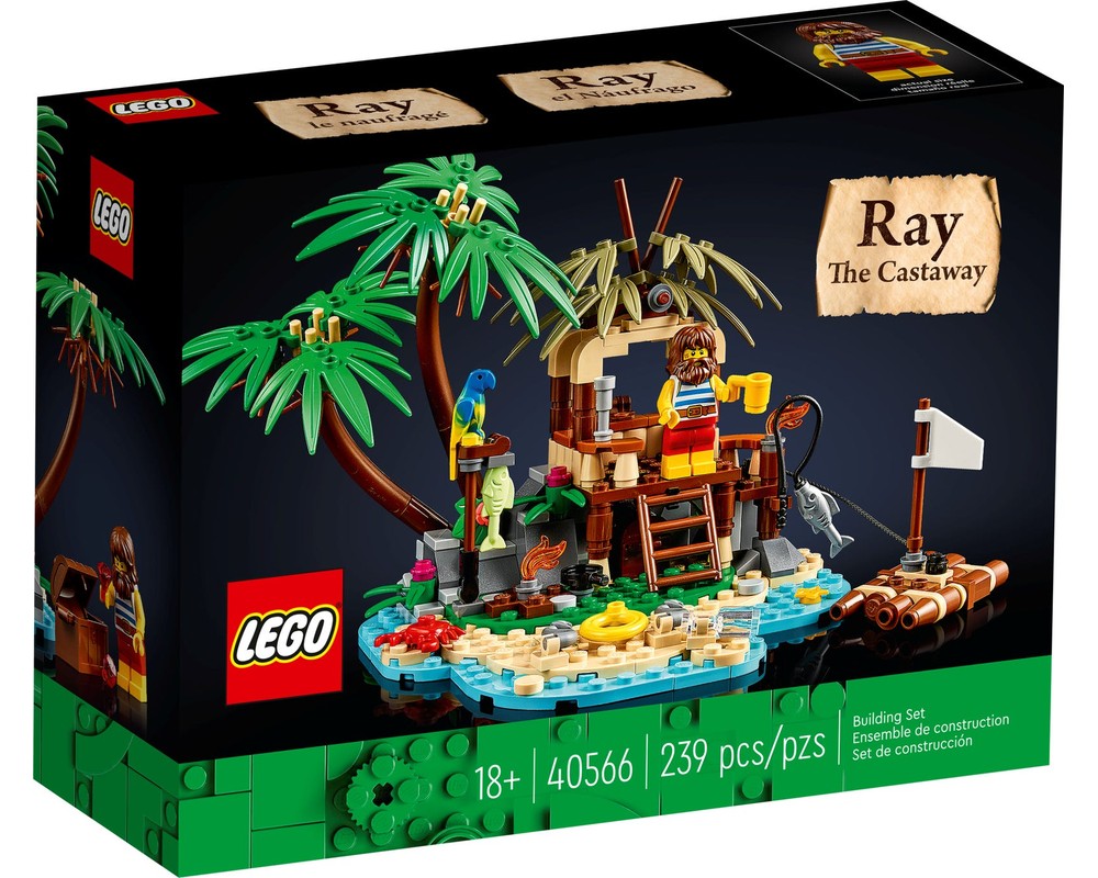 LEGO Set 40566-1 Ray the Castaway (2022 LEGO Ideas and CUUSOO