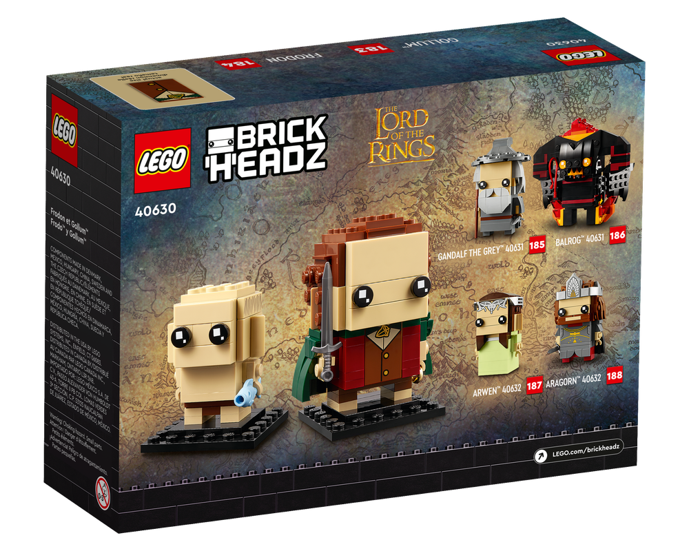 Frodo™ e Gollum™ 40630, BrickHeadz