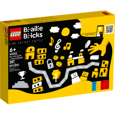 LEGO Play with Braille - French Alphabet set 40655