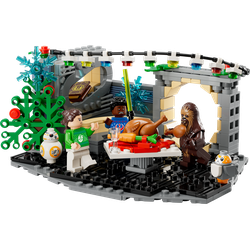 Świąteczna diorama z Sokołem Millennium