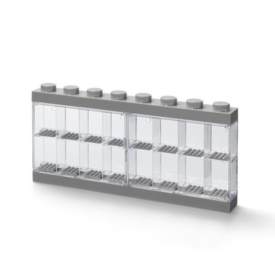 Minifigure Display Case 16 (Light Bluish Gray)