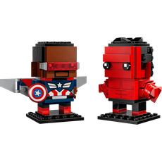 Captain America & Red Hulk Figures (set 40668-1)