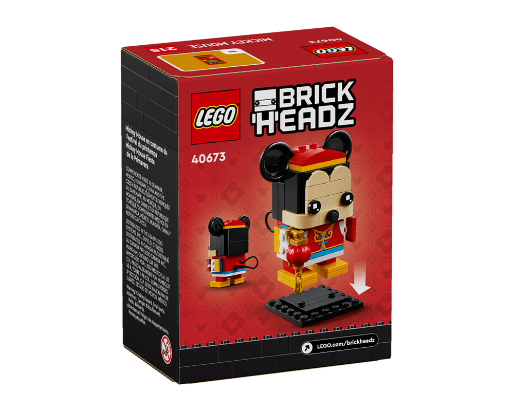 LEGO Set 40673-1 Spring Festival Mickey Mouse (2024 Brickheadz