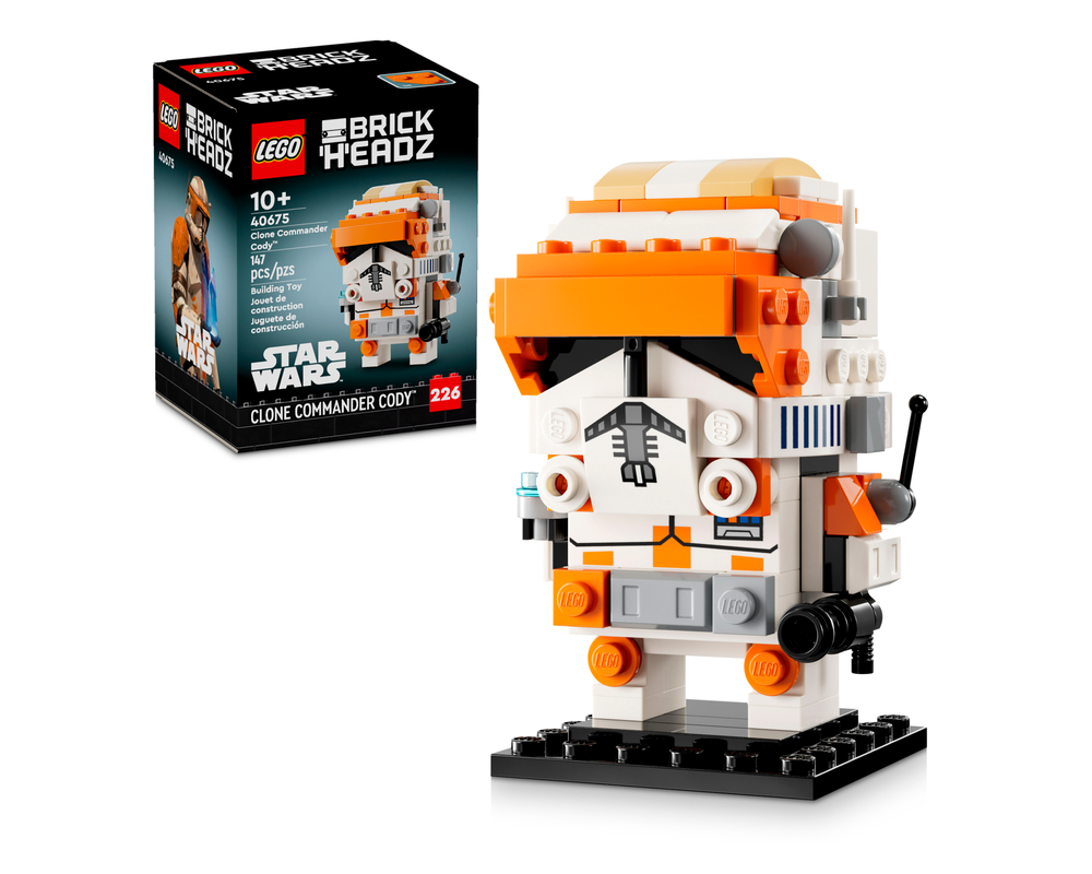 LEGO Set 40675-1 Commander Cody (2024 Brickheadz) | Rebrickable - Build ...