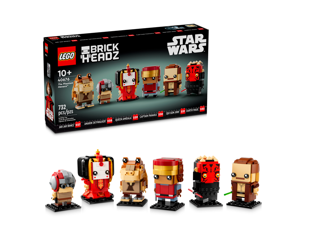 LEGO Set 40676-1 The Phantom Menace (2024 Brickheadz) | Rebrickable ...