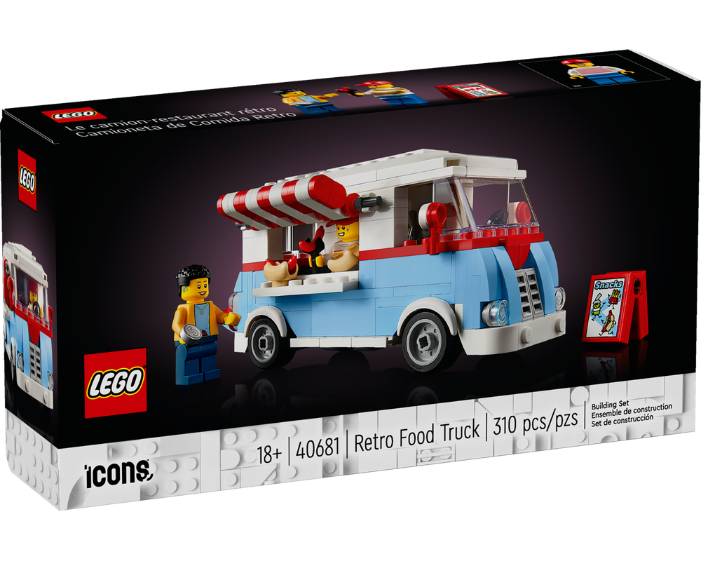 クレオパトラ LEGO Set 40681-1 Retro Food Truck (2024 Icons) | Rebrickable