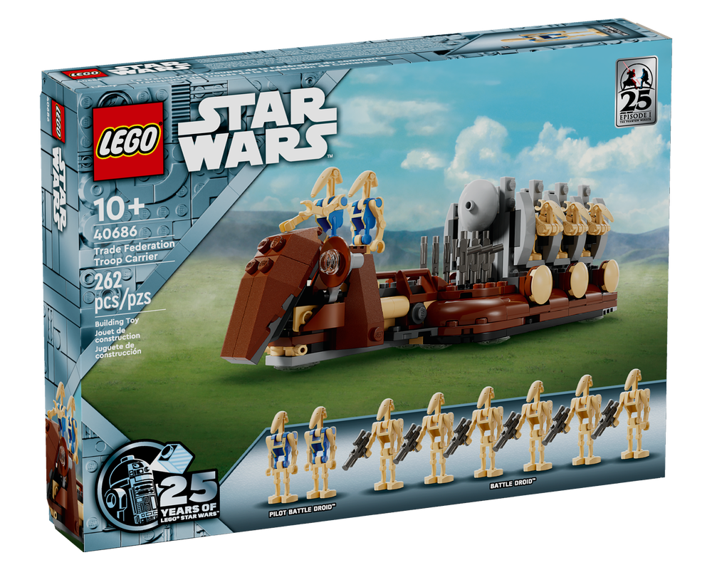 LEGO Set 40686-1 Trade Federation Troop Carrier (2024 Star Wars ...