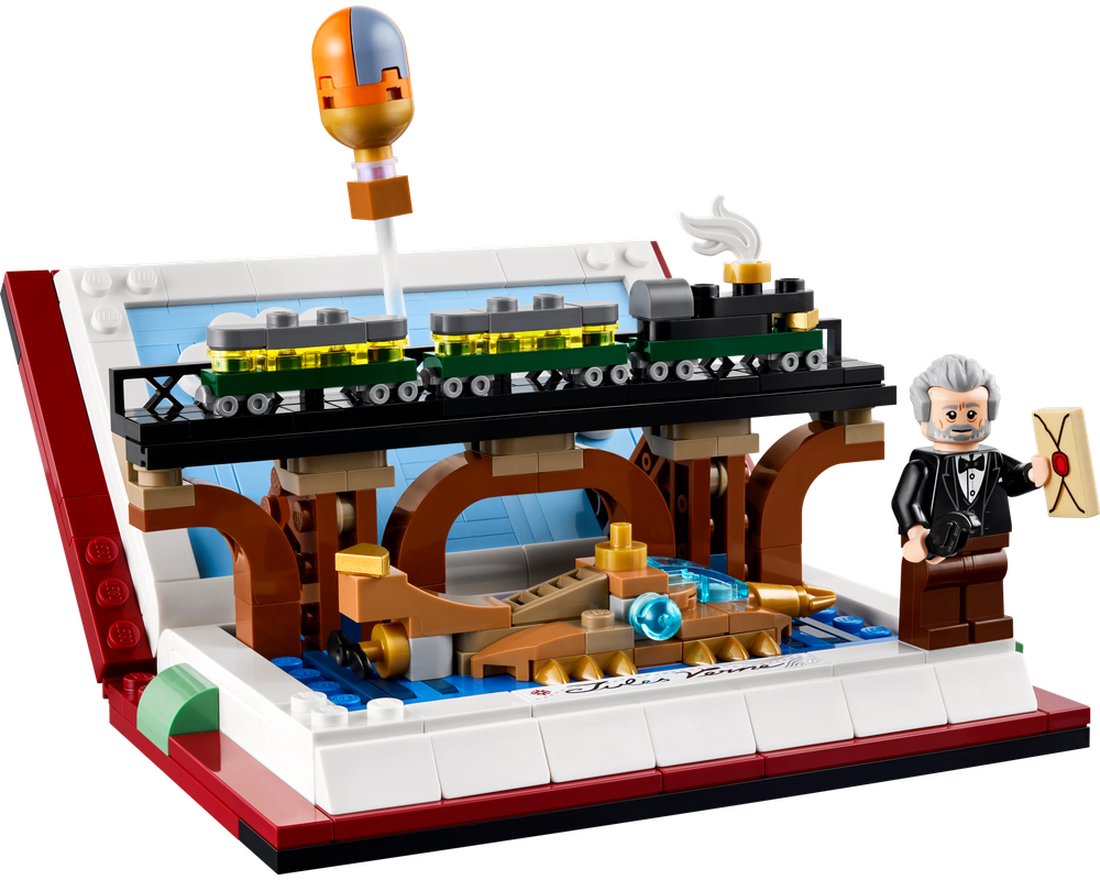 LEGO Set 40690-1 Tribute to Jules Verne's Books (2024 Promotional ...