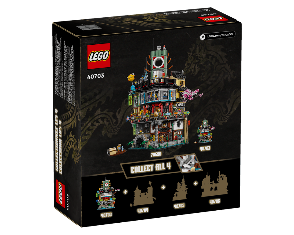 LEGO Set 40703-1 Micro NINJAGO City (2024 Ninjago) | Rebrickable ...