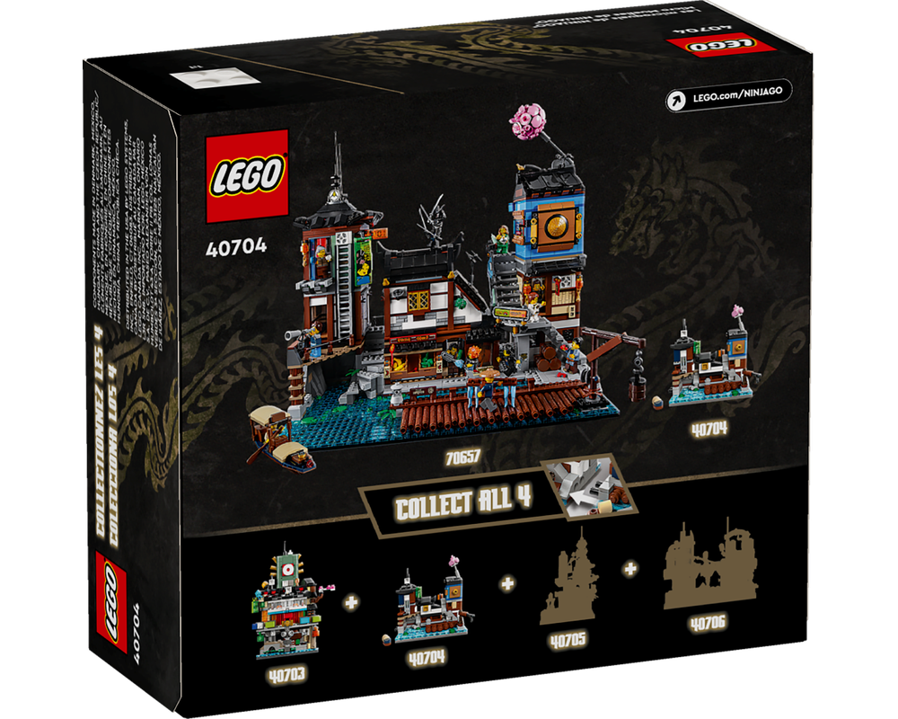 LEGO Set 40704-1 Micro NINJAGO Docks (2024 Ninjago) | Rebrickable