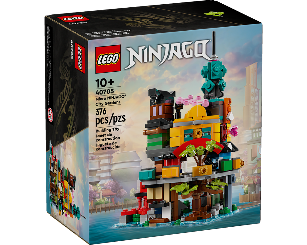 LEGO Set 40705-1 Micro NINJAGO City Gardens (2024 Ninjago ...