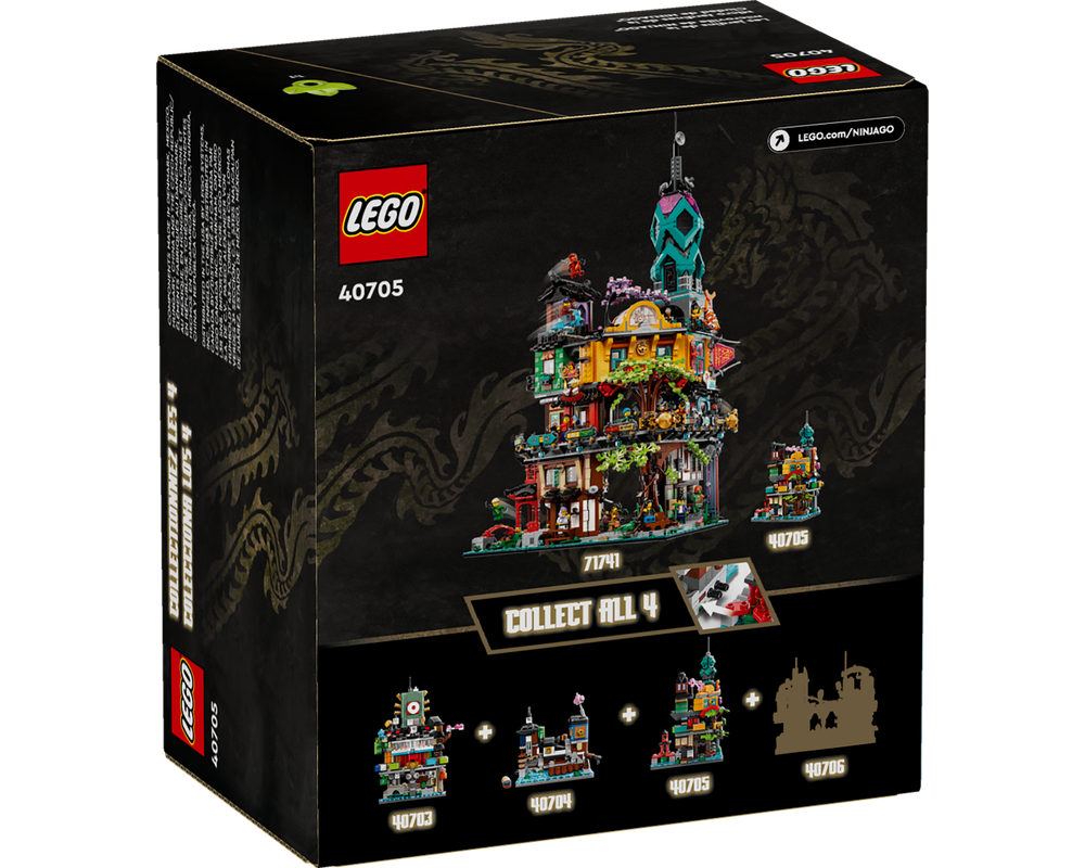 LEGO Set 40705-1 Micro NINJAGO City Gardens (2024 Ninjago ...