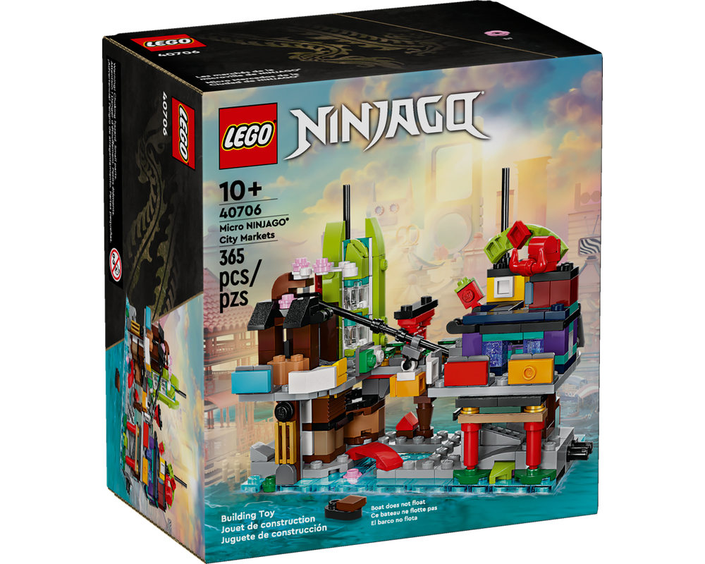 LEGO Set 407061 Micro NINJAGO City Markets (2024 Ninjago