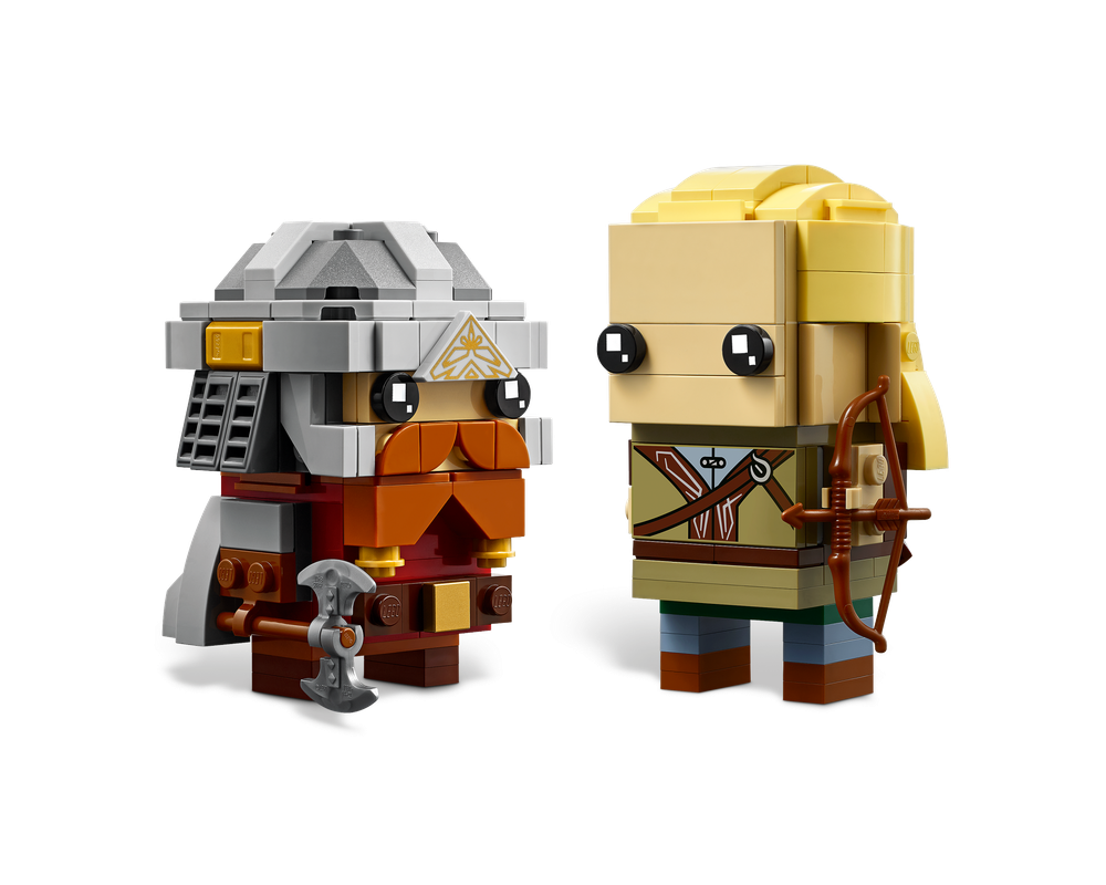 LEGO Set 40751-1 Legolas & Gimli (2024 Brickheadz) | Rebrickable ...