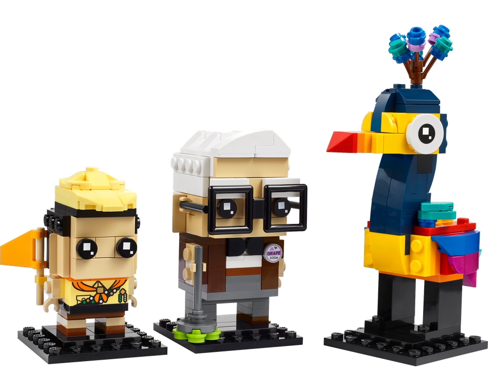 LEGO Set 40752-1 Carl, Russell & Kevin (2024 Brickheadz