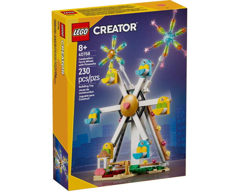 LEGO Set 40758-1 Celebration: Ferris Wheel with Fireworks (2025 ...