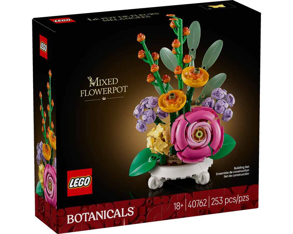 LEGO Set 40762-1 Mixed Flowerpot (2025 Botanicals) | Rebrickable