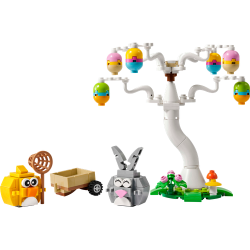 Easter Bunny and Chick Egg Hunt
