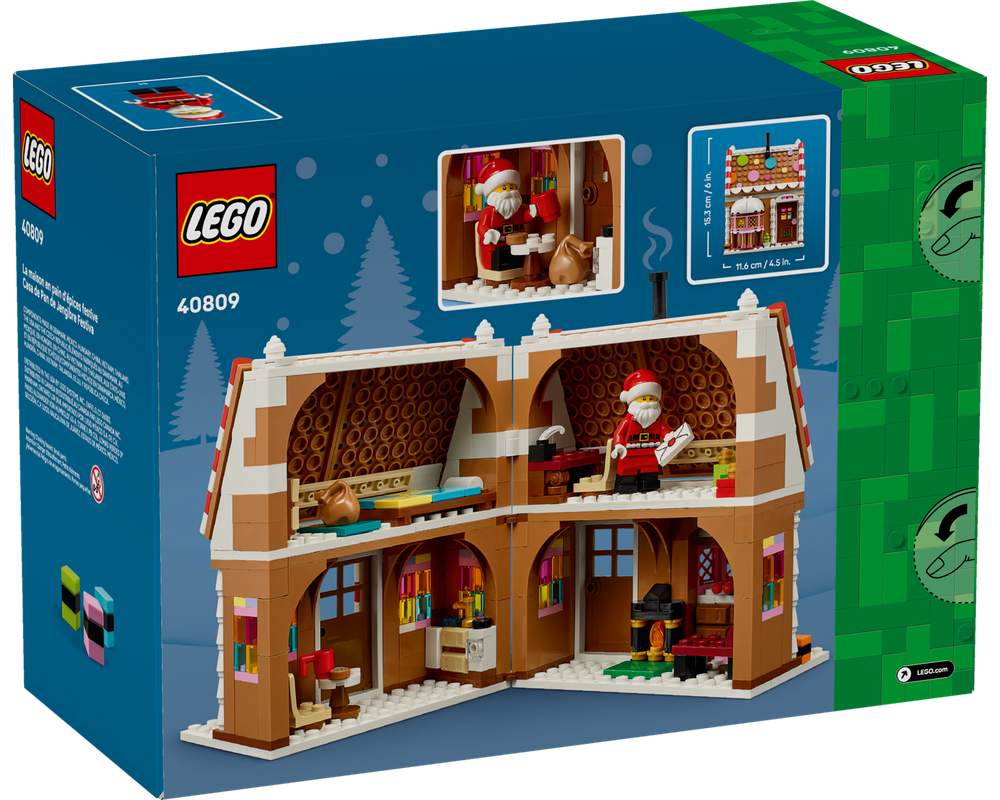 LEGO Set 40809-1 Festive Gingerbread House (2025 Seasonal