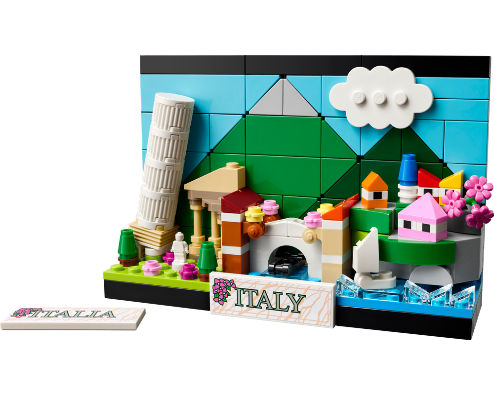 ハニーフラットページです＊ LEGO Set 40818-1 Italy Postcard (2025 Creator) | Rebrickable