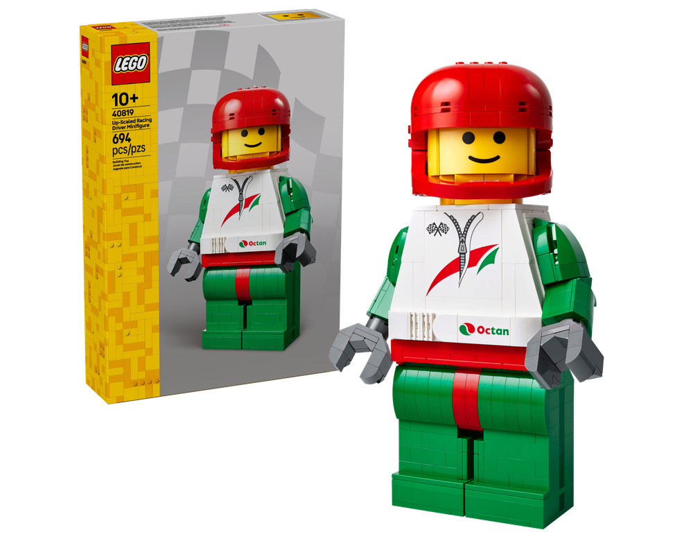 LEGO Set 40819-1 Up-Scaled Racing Driver Minifigure (2025 Other