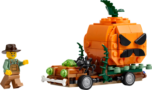 Jack-o'-Lantern Pickup Truck