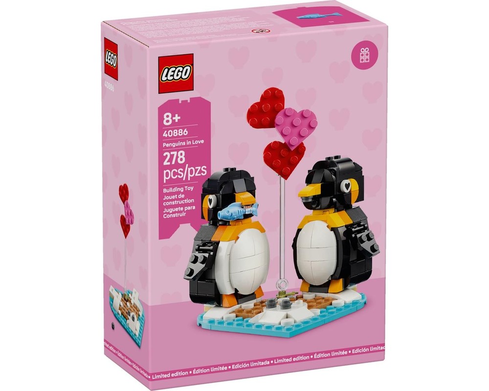 LEGO Set 40886-1 Penguins in Love (2026 Seasonal > Valentine