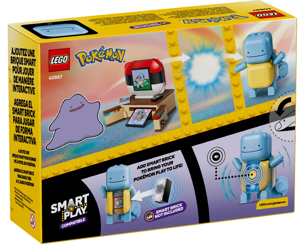 LEGO Set 40887-1 Ditto as Squirtle: Movie Night (2026 Pokémon ...