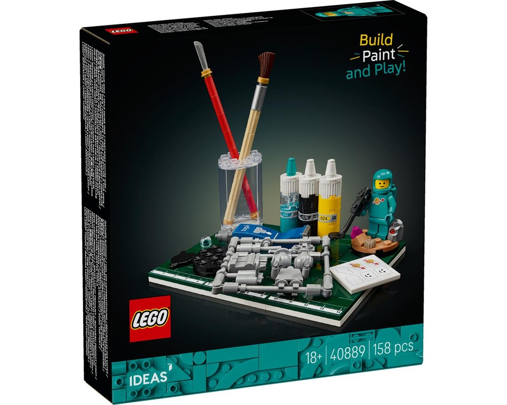 LEGO Set 40889-1 Build, Paint and Play! (2026 LEGO Ideas and CUUSOO ...