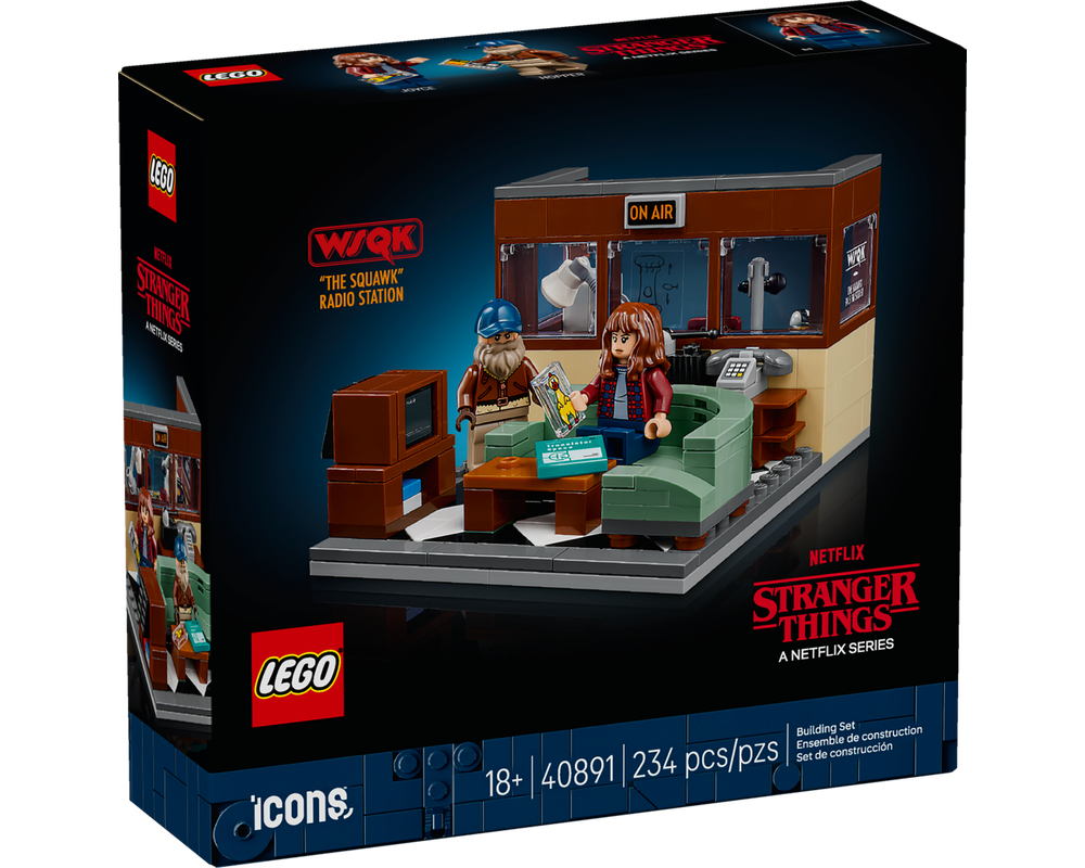 LEGO Set 40891-1 Stranger Things: WSQK Radio Station (2026 Icons