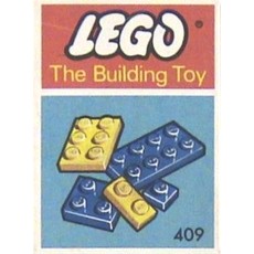 38 Slimbricks Assorted Sizes (The Building Toy) (set 409-1)